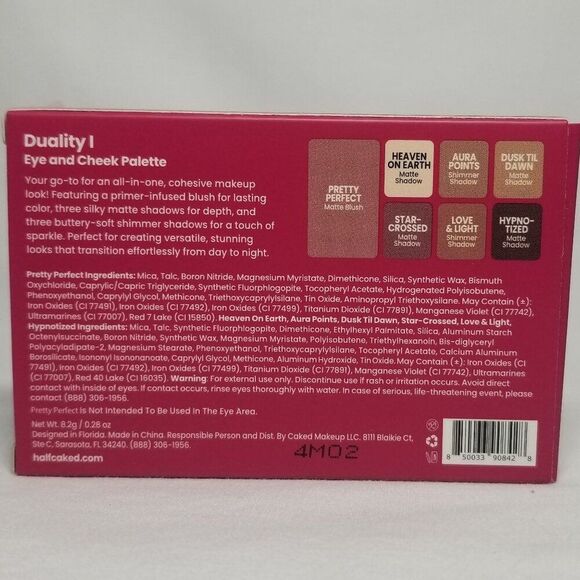 Half Caked - Eye and Cheek Palette - Duality I (Neutral) - Picture 3 of 11
